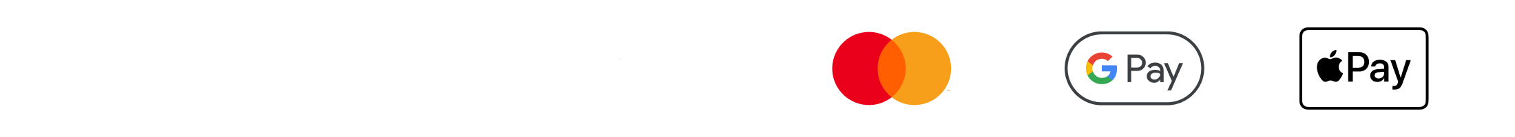 Mokėjimo būdai - Visa, Mastercard, Google Pay, Apple Pay